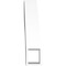 Ekena Millwork 3-in. W x 14-in. D x 14-in. H Geneva Architectural Grade PVC Knee Brace BRCP03X14X14GNV - alternate 2